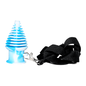 Silicone Rubber Mouthpiece with Strap | Alternate Color Variation Profile View Six | DW