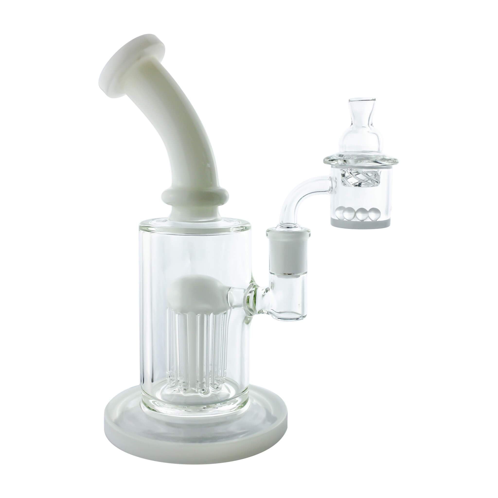 Spin Matrix 30mm Opaque Banger Complete Dabbing Kit #3 | White Complete Kit View | Dabbing Warehouse