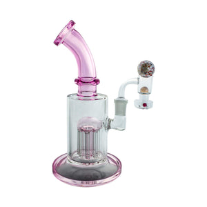 Spin Matrix Marbled Terp Slurper Complete Dabbing Kit #1 | Pink Color Kit View | DW
