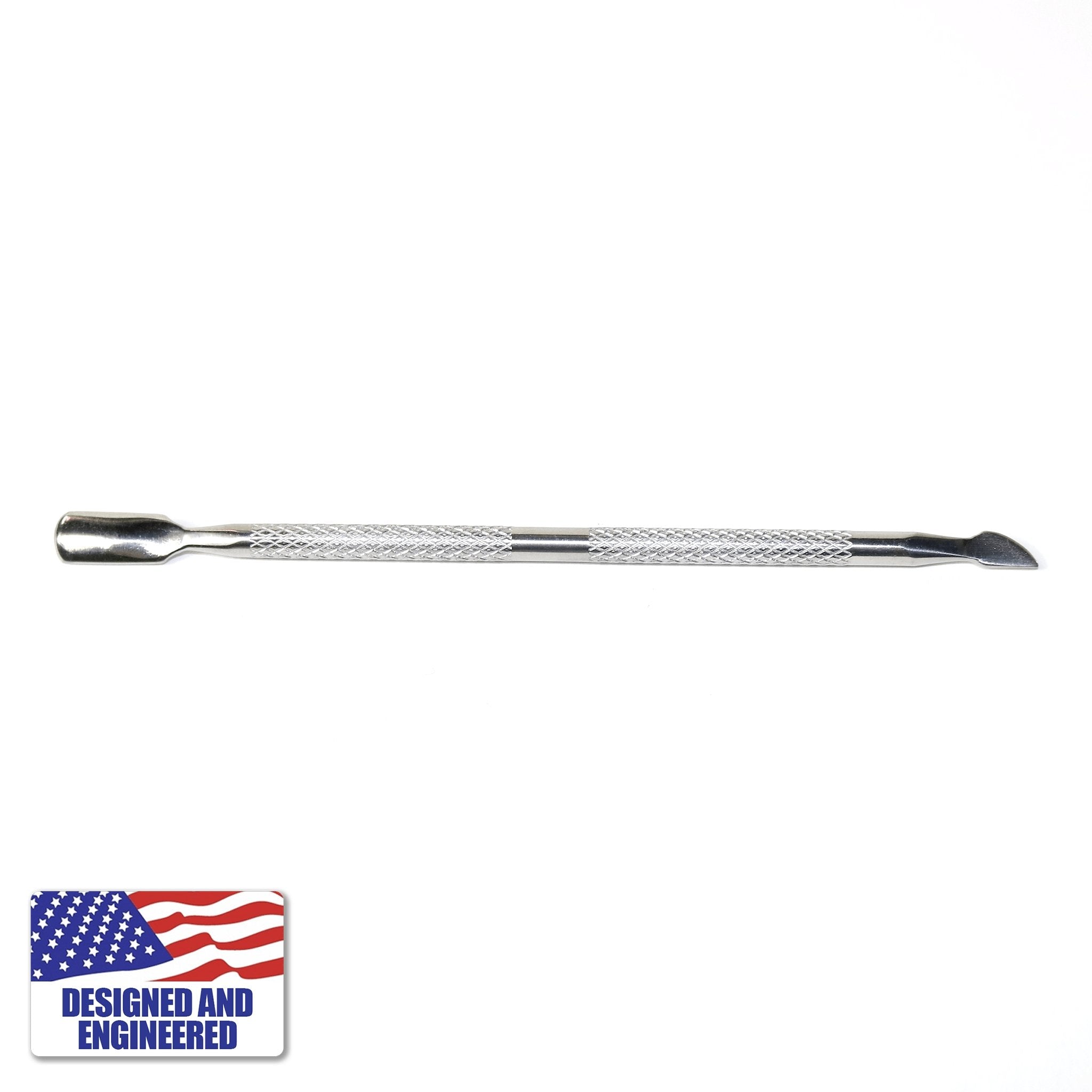Stainless Steel Scraper Cleaning Tool | Horizontal View | Dabbing Warehouse