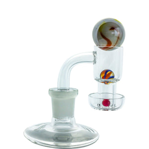 Terp Slurper, Slurper Marble, Ruby Terp Pearl Combo | Combo View In Stand | DW