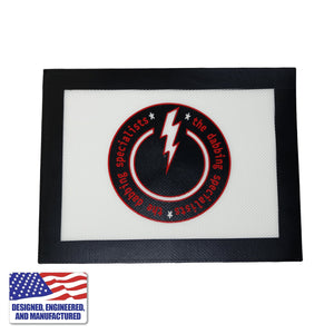 The Dabbing Specialists Dab Mat | Large | Top Down View | Dabbing Warehouse