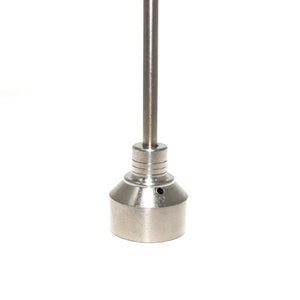 Titanium Basic Carb Cap Dabber | Profile View Close Up | Dabbing Warehouse