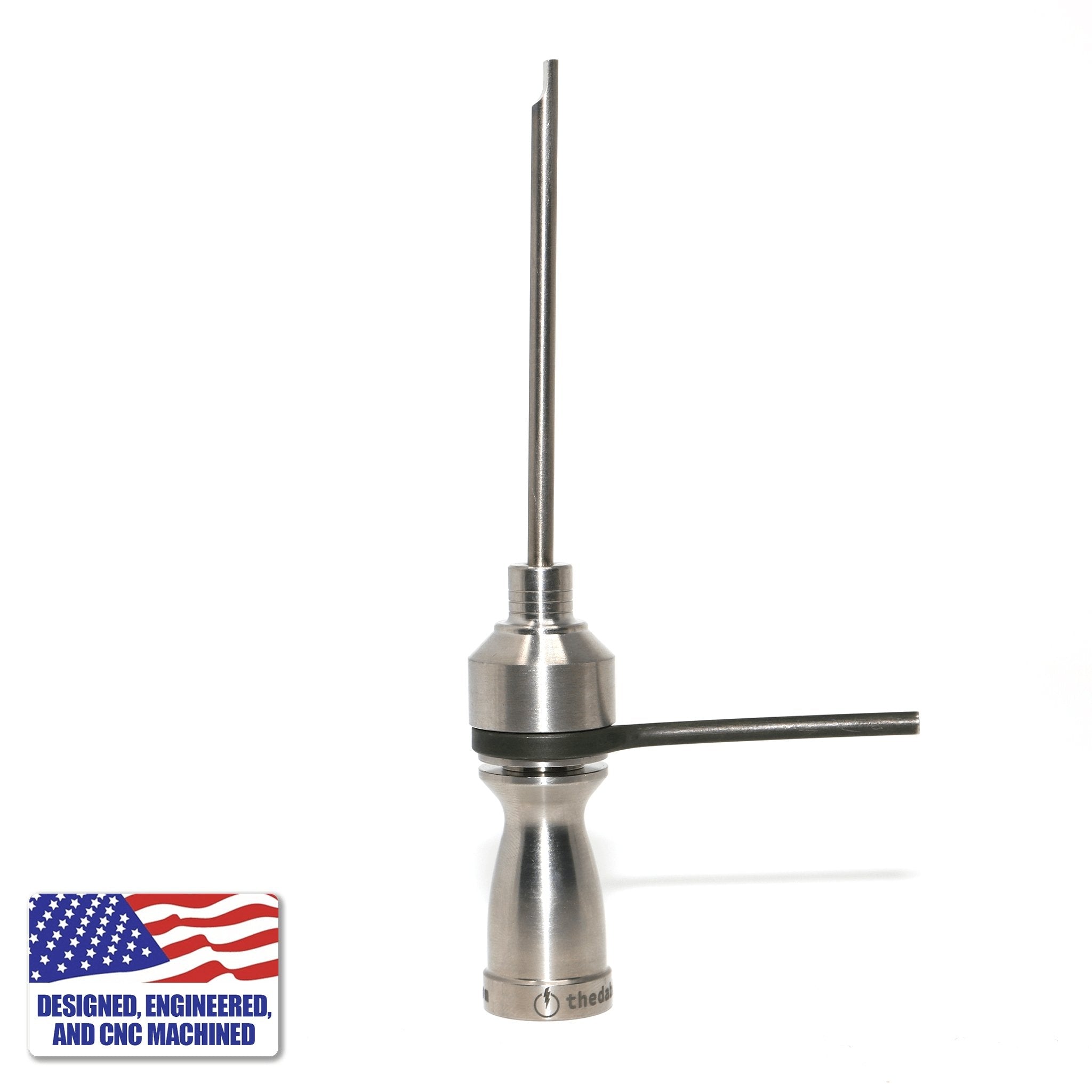 Titanium Dab Kit | Flat Coil | 18mm/14mm Female Adapter | Full View | Dabbing Warehouse