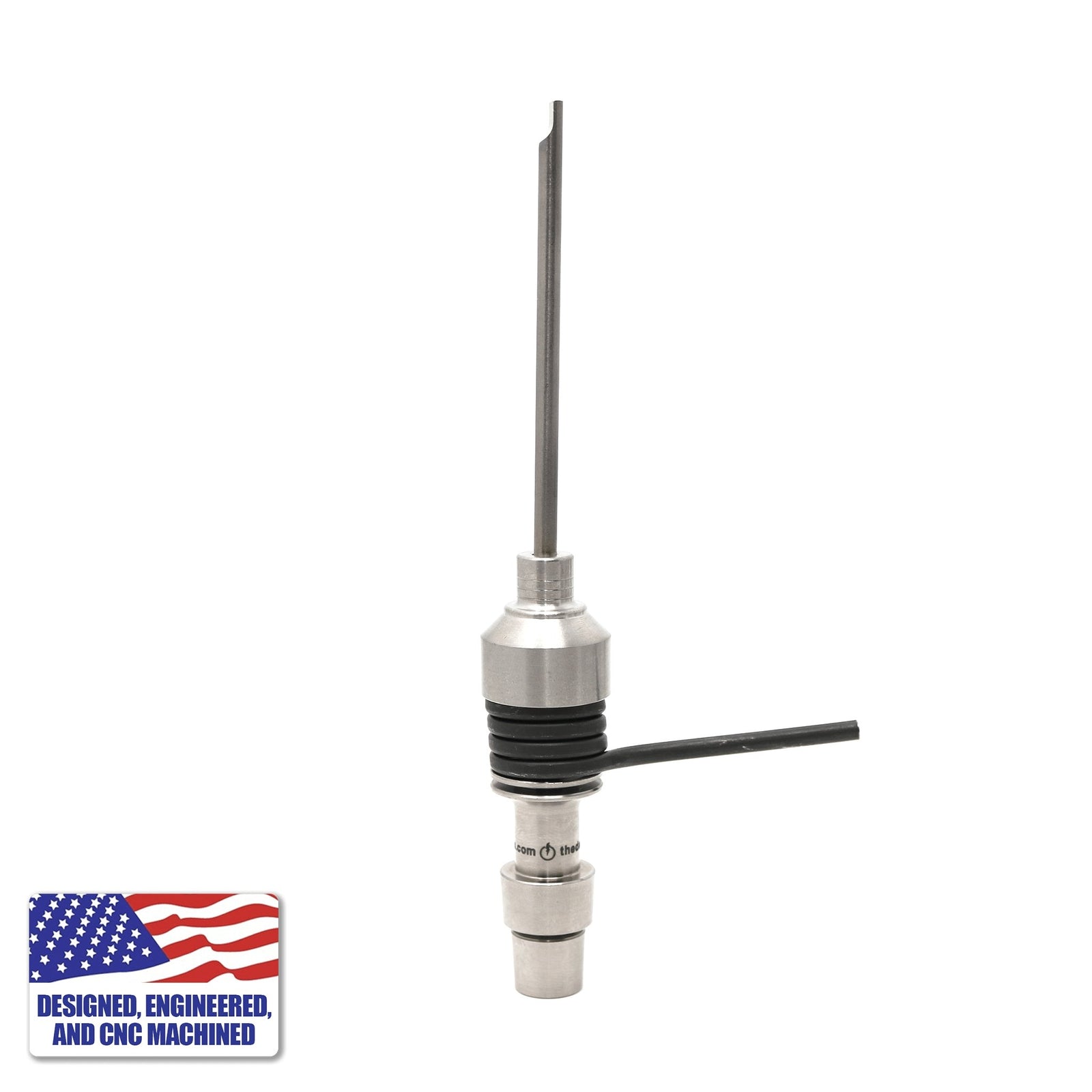 Titanium Dab Kit with 16-Hole Nail | 16mm Coil | 18mm/14mm Male | Coil View | Dabbing Warehouse