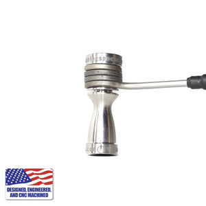 Titanium Female Nail Body 14mm, 10mm | In Use View | Dabbing Warehouse