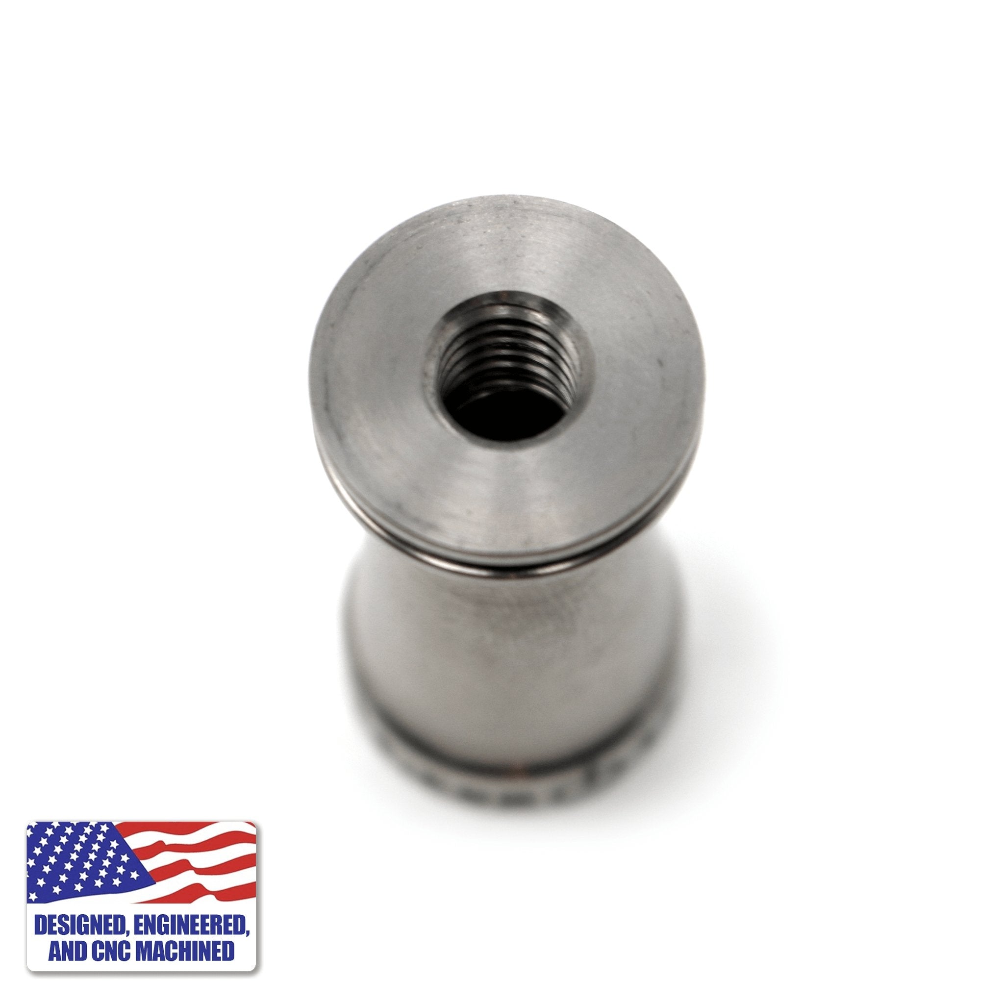 Titanium Female Nail Body 14mm, 10mm | Upper View | Dabbing Warehouse