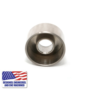 Titanium Nail Dish | Bottom Dish Side View | Dabbing Warehouse