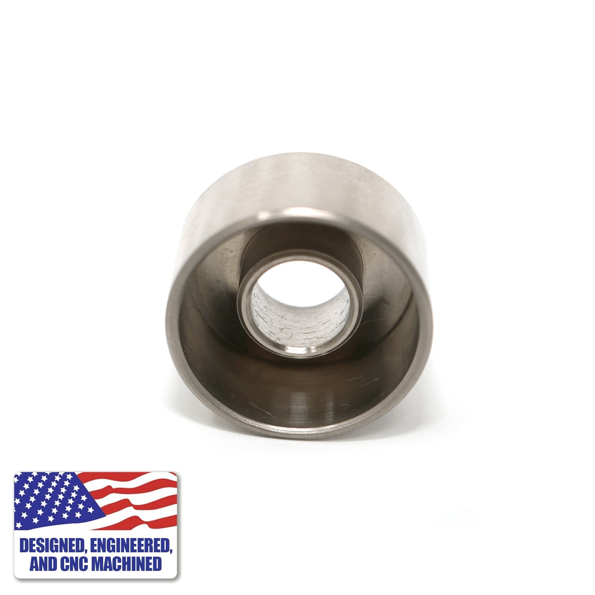 Titanium Nail Dish | Bottom Dish Side View | Dabbing Warehouse