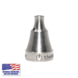 Titanium Universal 2-Hole Carb Cap | High Velocity | Side View | Dabbing Warehouse