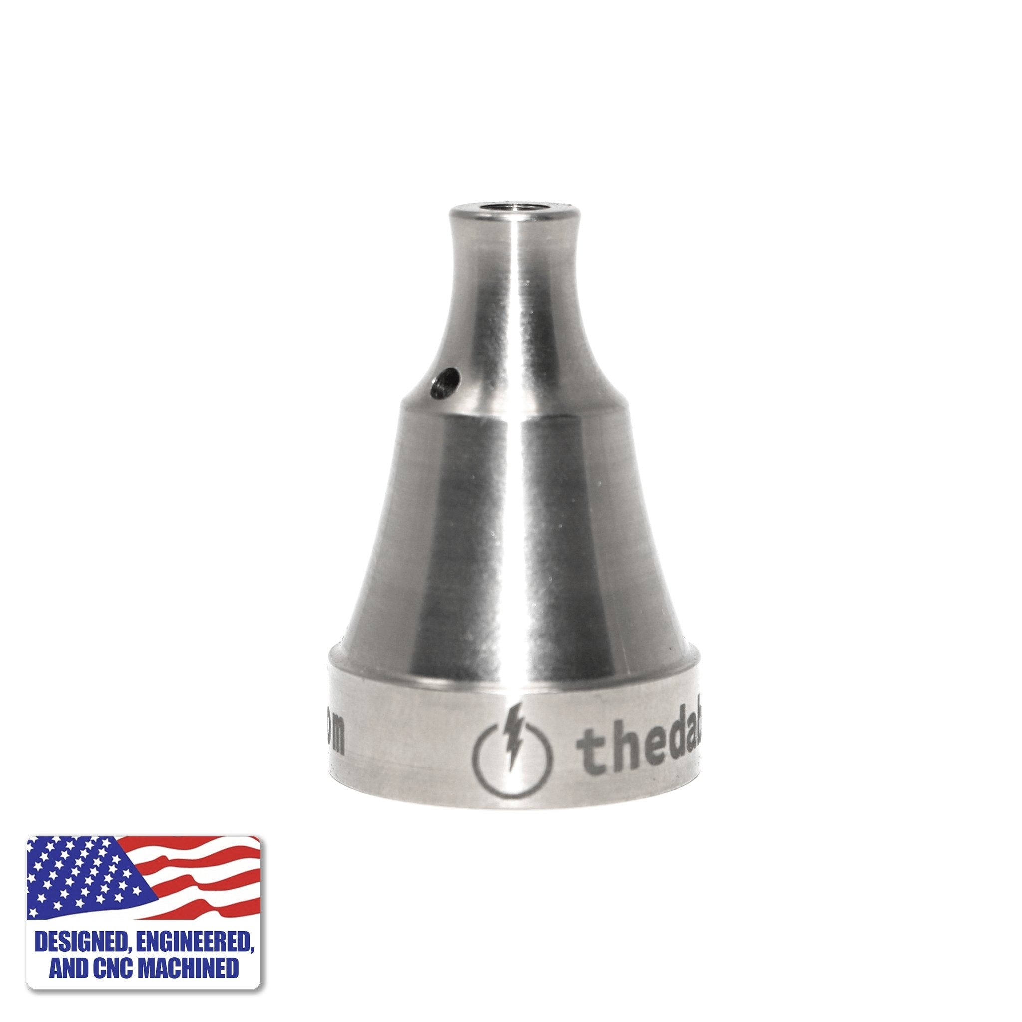 Titanium Universal 2-Hole Carb Cap | High Velocity | Side View | Dabbing Warehouse