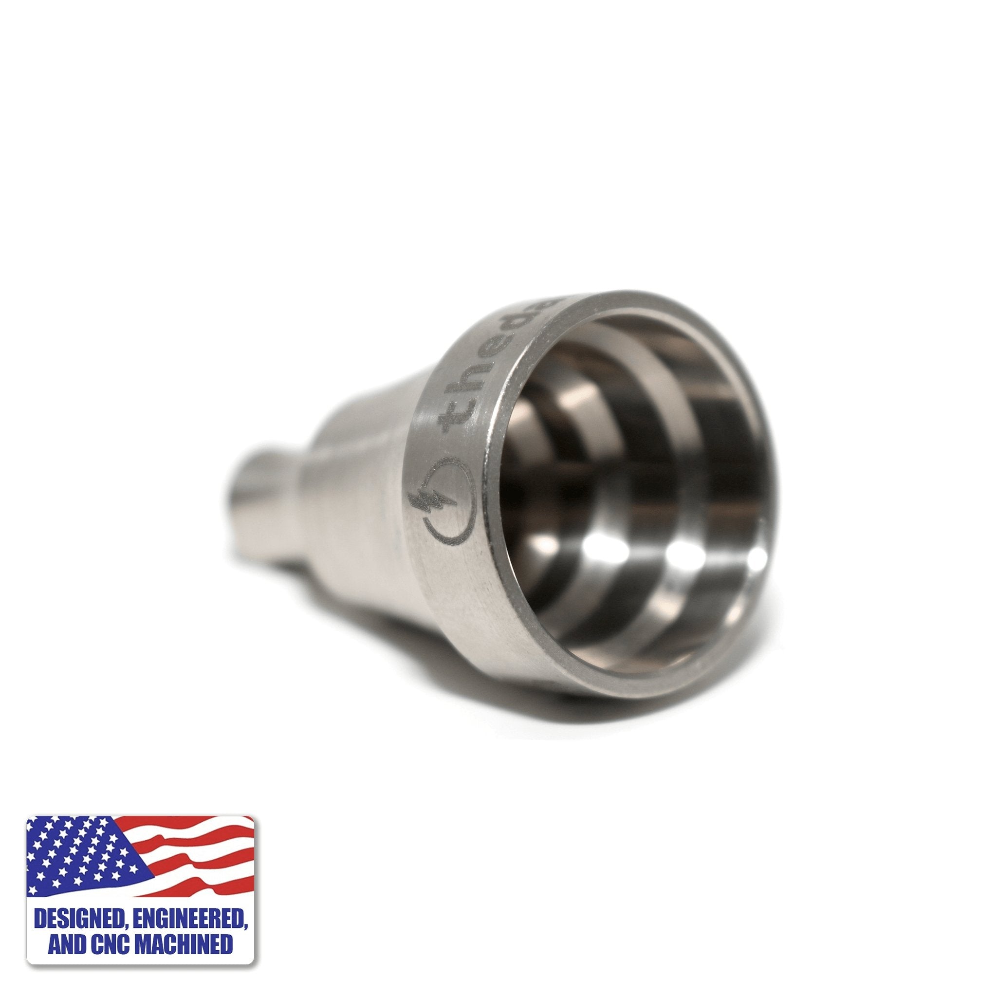 Titanium Universal 2-Hole Carb Cap | High Velocity | Inner Cap View | Dabbing Warehouse
