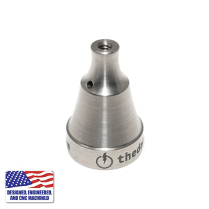 Titanium Universal 2-Hole Carb Cap | High Velocity | Top View | Dabbing Warehouse