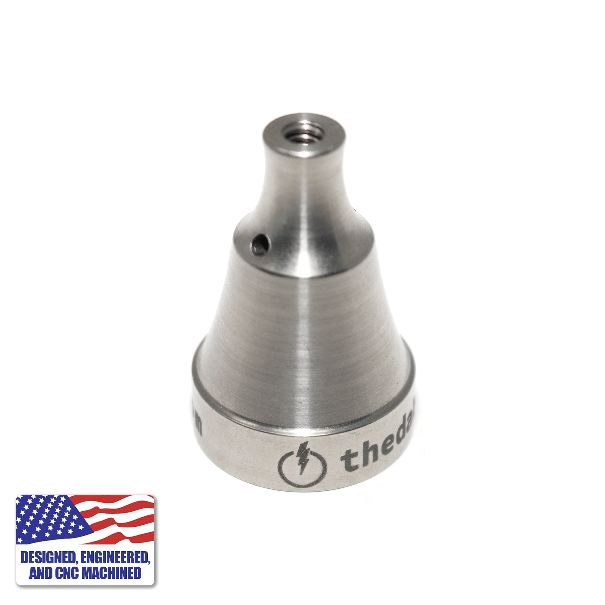 Titanium Universal 2-Hole Carb Cap | High Velocity | Top View | Dabbing Warehouse