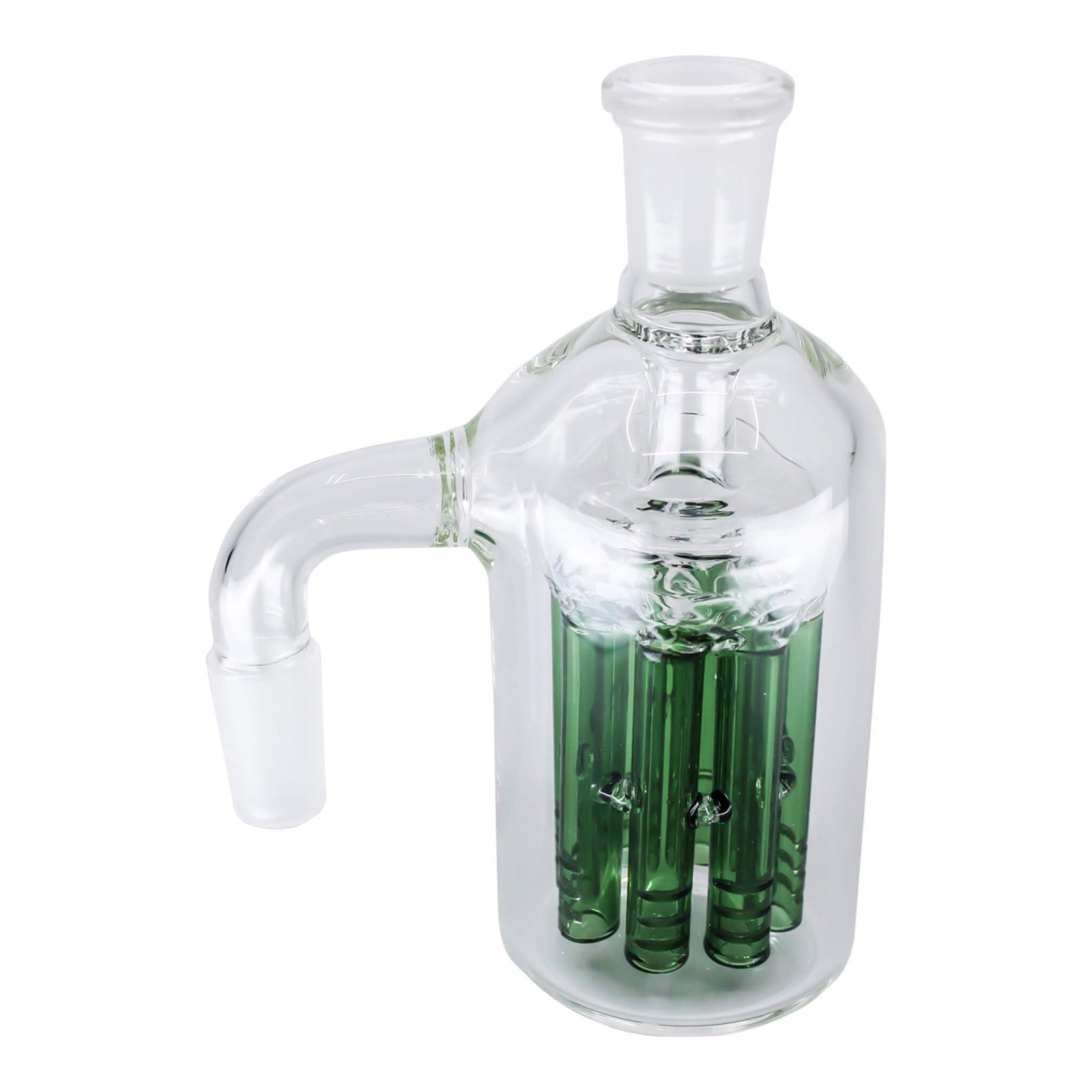 Wind Chime Ash Catcher | Green Profile View | Dabbing Warehouse