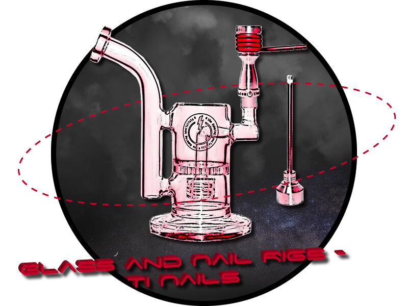 Dabbing Warehouse Glass and Nail Rigs - Ti Nails Product Collection Image