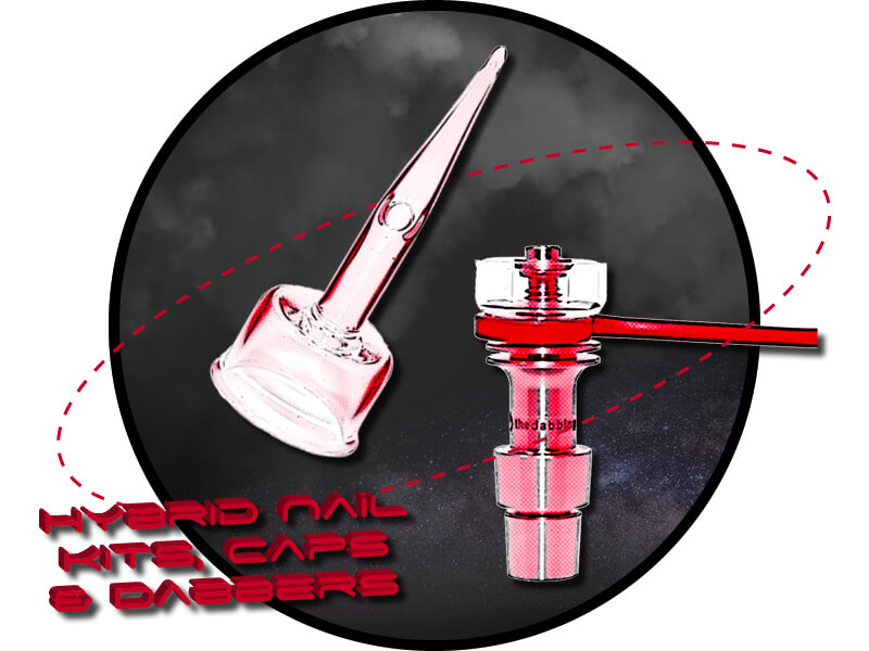 Dabbing Warehouse Hybrid Nail Kits, Caps & Dabbers