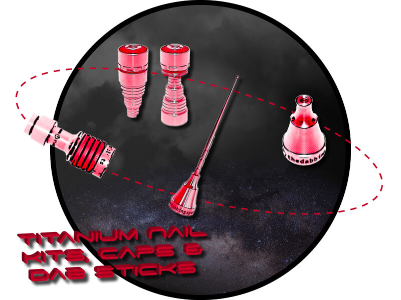 Dabbing Warehouse Titanium Nail Kits, Caps & Dab Sticks Product Collection Image