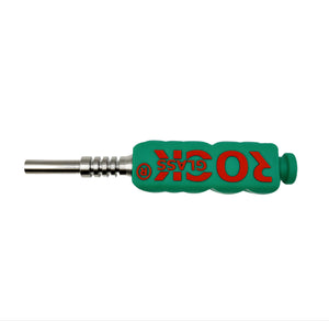 Rock Solid Dabber Silicone & Titanium Nectar Collector | Dark Green | DW