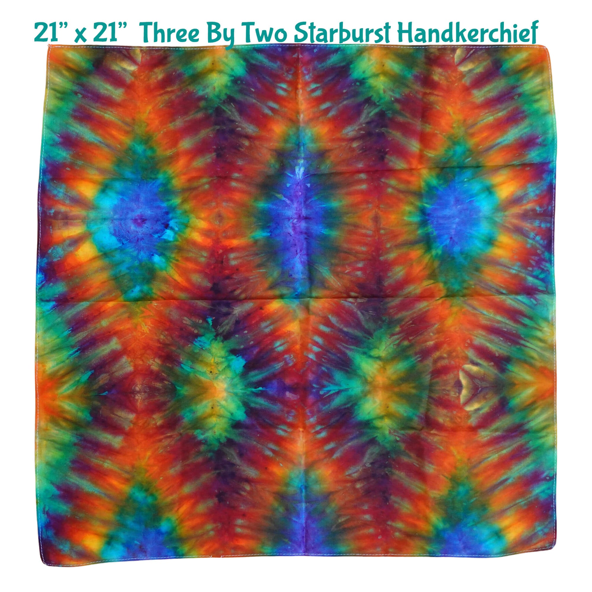 Northern California Tie-Dye Handkerchief | Three By Two Pattern | TDS