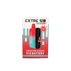 Extre 510 Vape Cartridge Battery |Red-Mint Green Color Box Profile View | DW