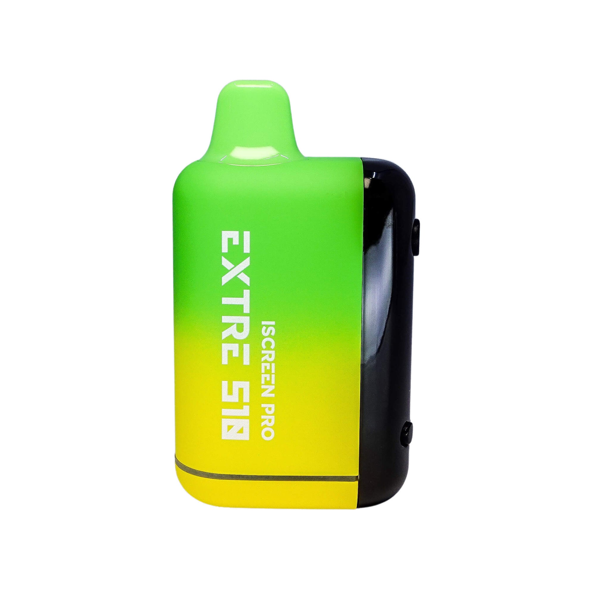 Extre 510 Vape Cartridge Battery | Green-Yellow Color Profile View | DW