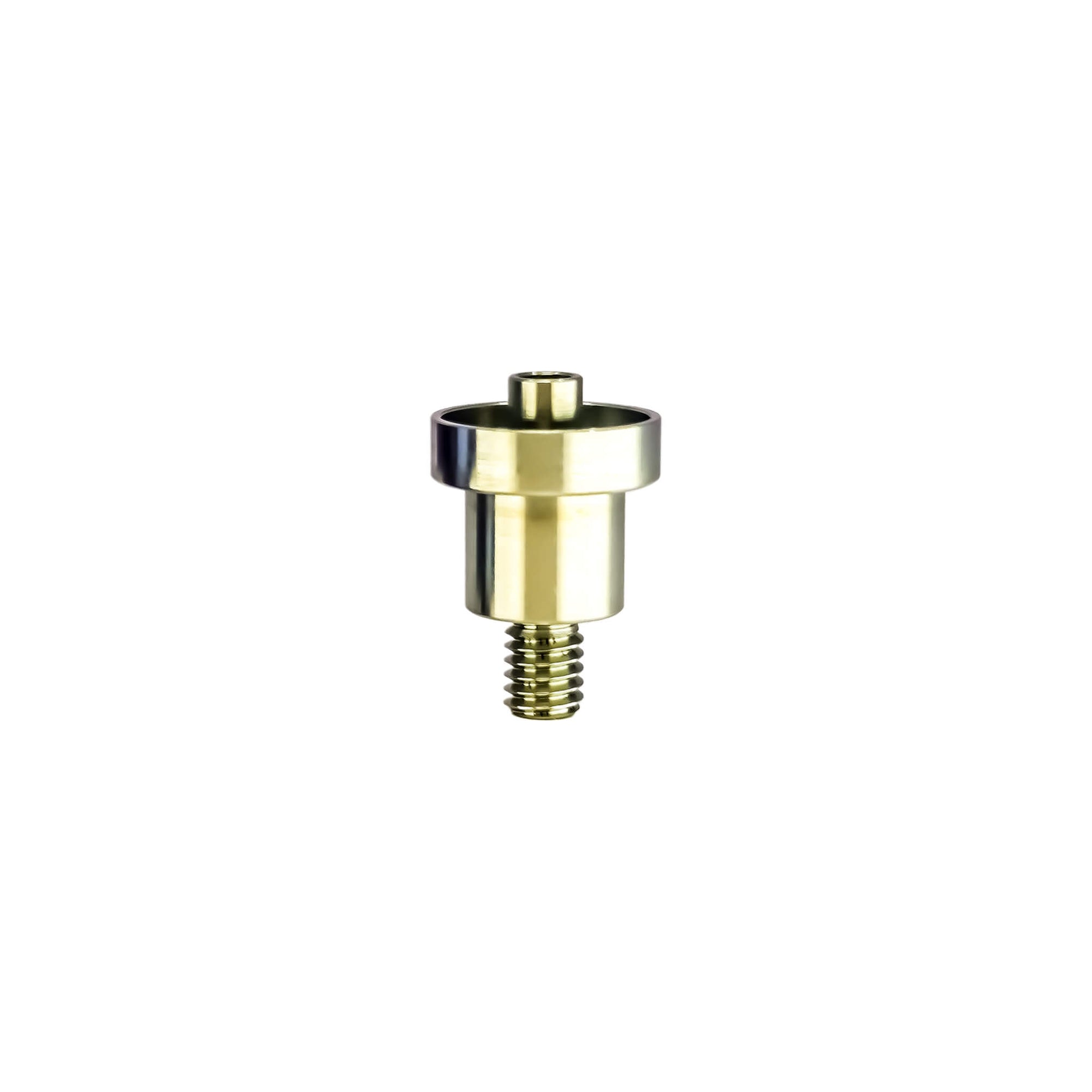 Titanium Nail for 16mm Coil | Side View | Anodized Gold | Dabbing Warehouse