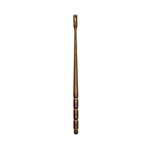 Titanium Dab Stick - Claw Shovel | Anodized Rosewood Profile View | Dabbing Warehouse