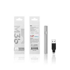 CCELL M3B 510 Battery | Stainless With Box Contents | DW