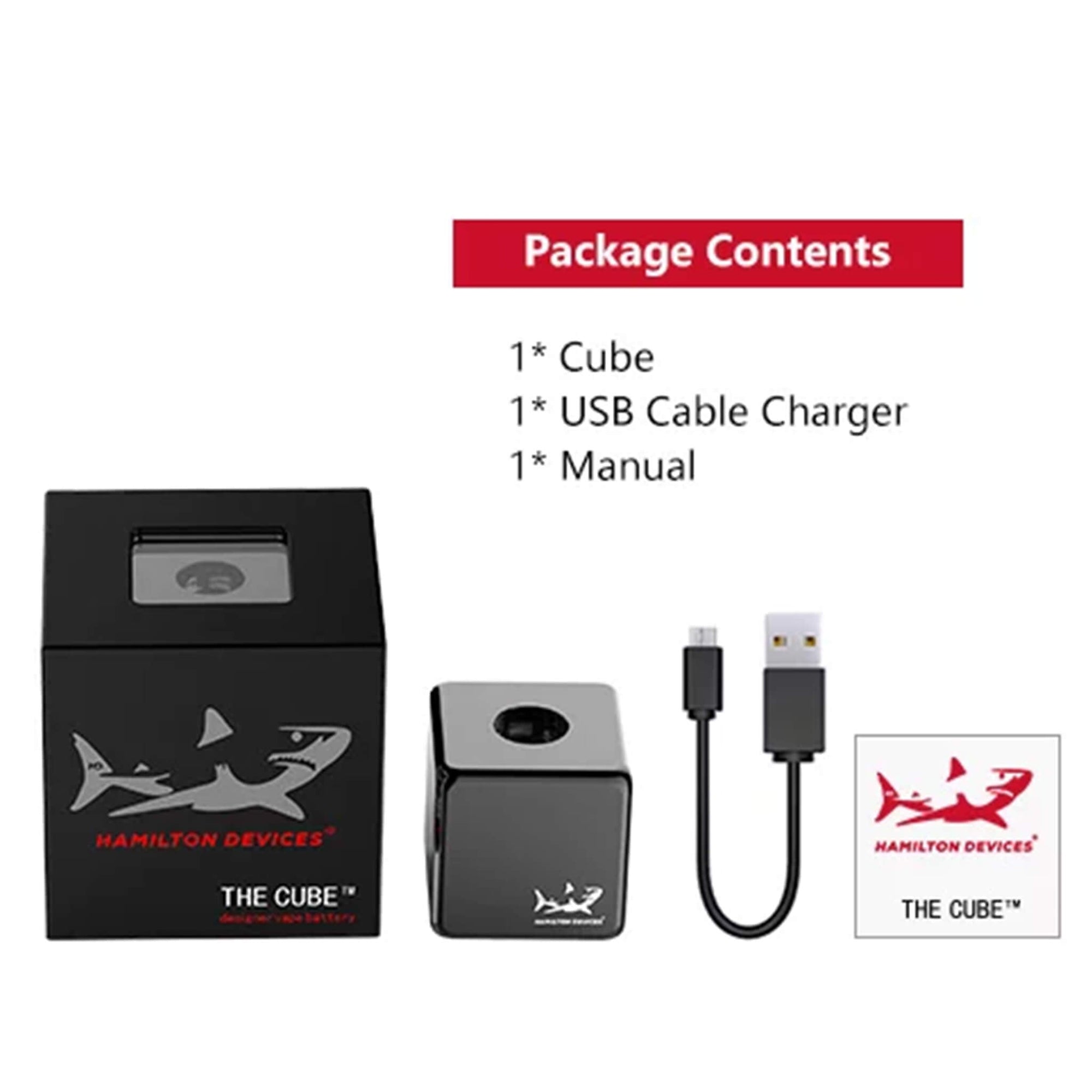 Cube™ 510 Battery | Contents of Box Image | Dabbing Warehouse
