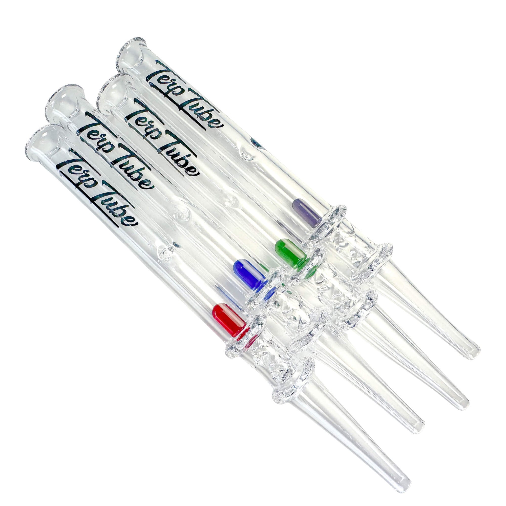 Dab Straw Terp Tube | All Four Color Options Angled Orientation | DW