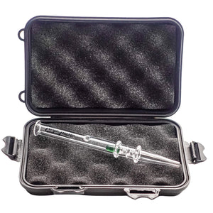 Dab Straw Terp Tube | Green Color In Hard Shell Case | Dabbing Warehouse