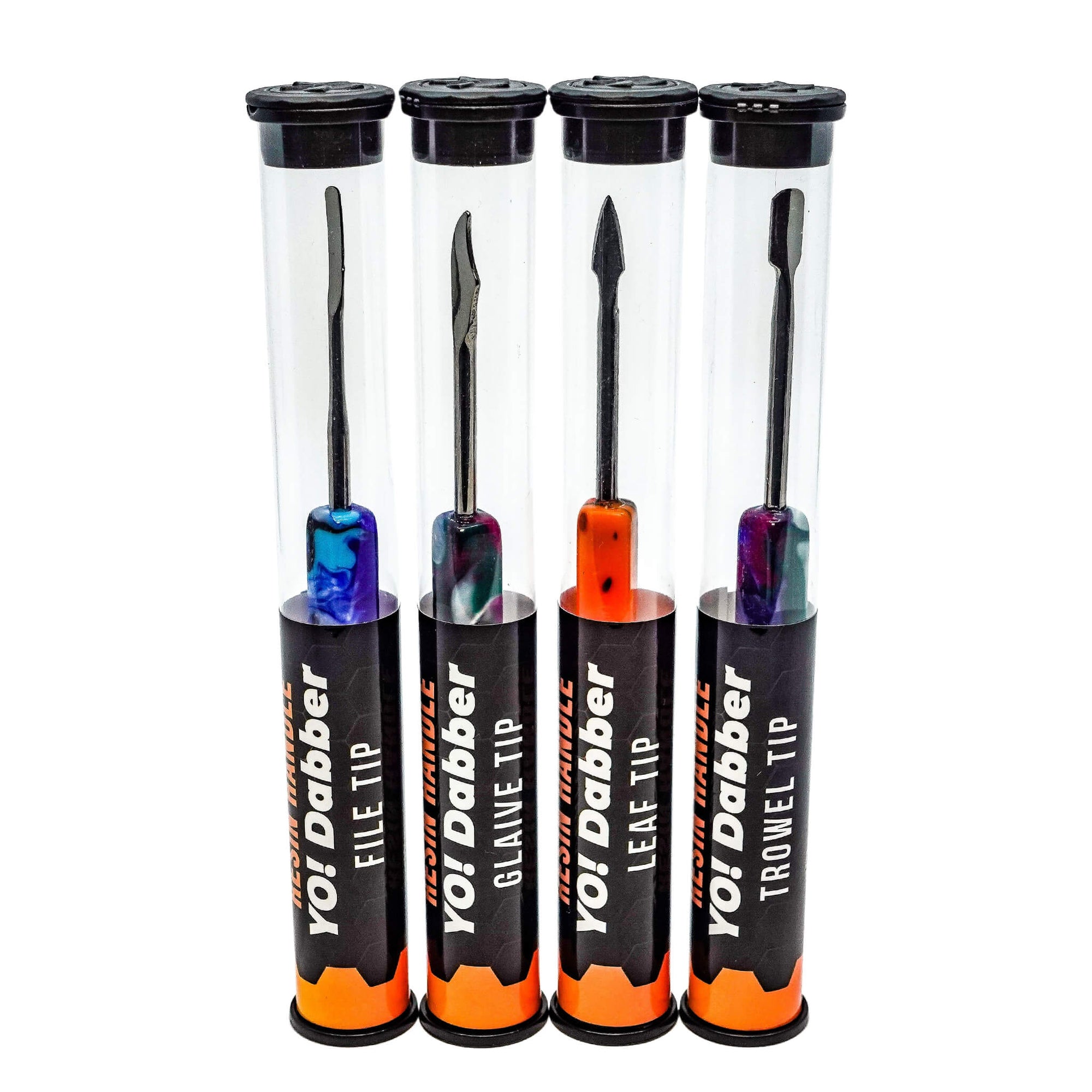 Dabber Tool | Four Dabber Tool Types Vertical View In Case | DW