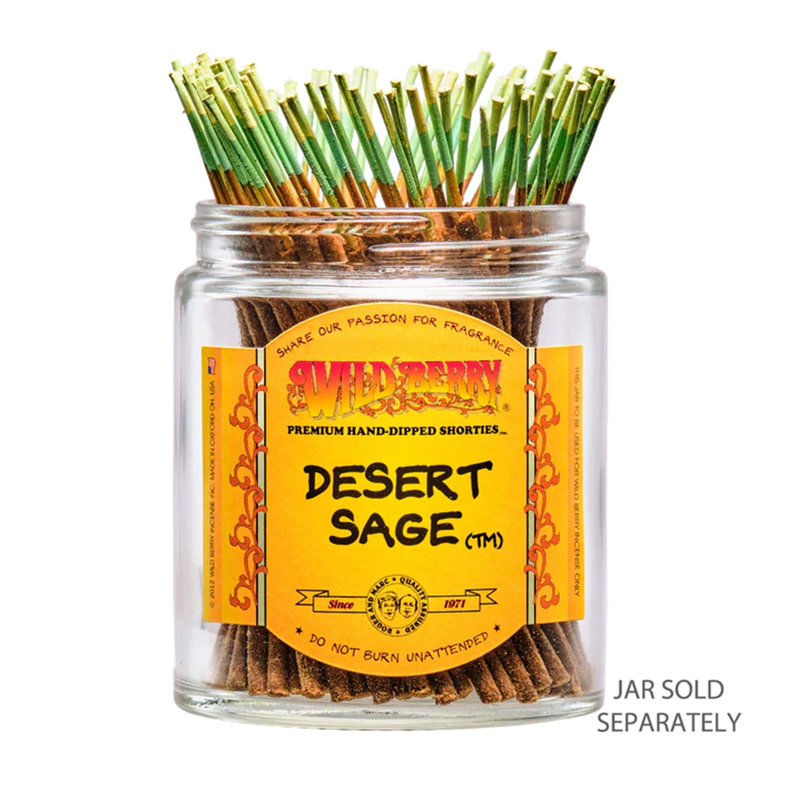 Desert Sage™ Shorties Incense | In Jar View | Dabbing Warehouse