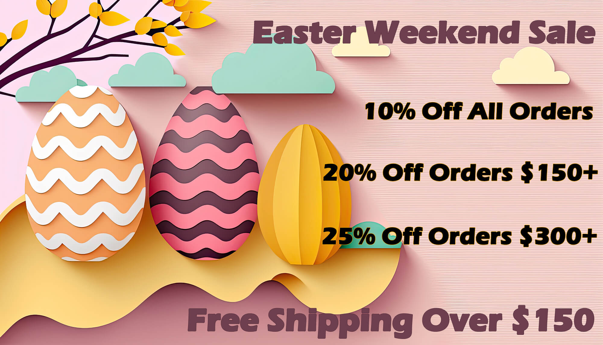 Easter Weekend Sale Graphic | DW