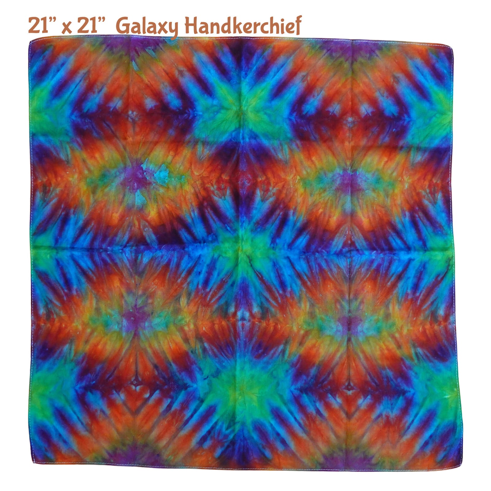 Northern California Tie-Dye Handkerchief | Galaxy Pattern | DW