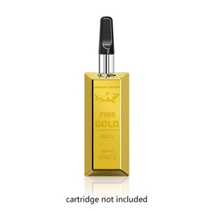 Gold Bar 510 Battery | Profile Image With Cartridge | Dabbing Warehouse
