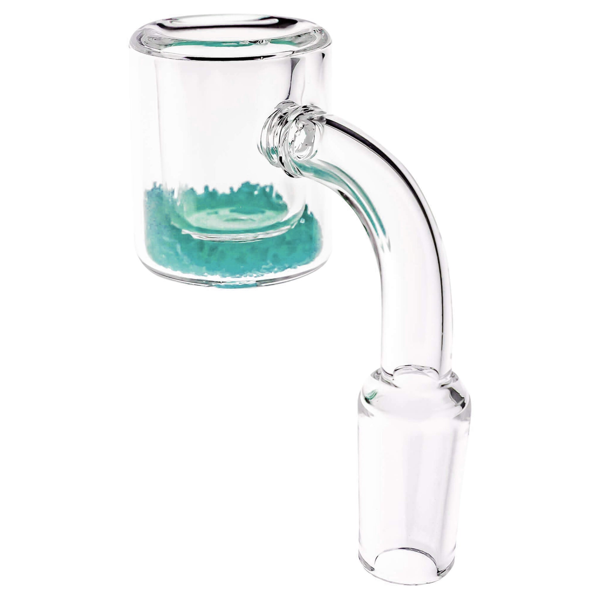 Colorful Thermochromic Quartz Banger | Green Color Changing Sand View | Dabbing Warehouse