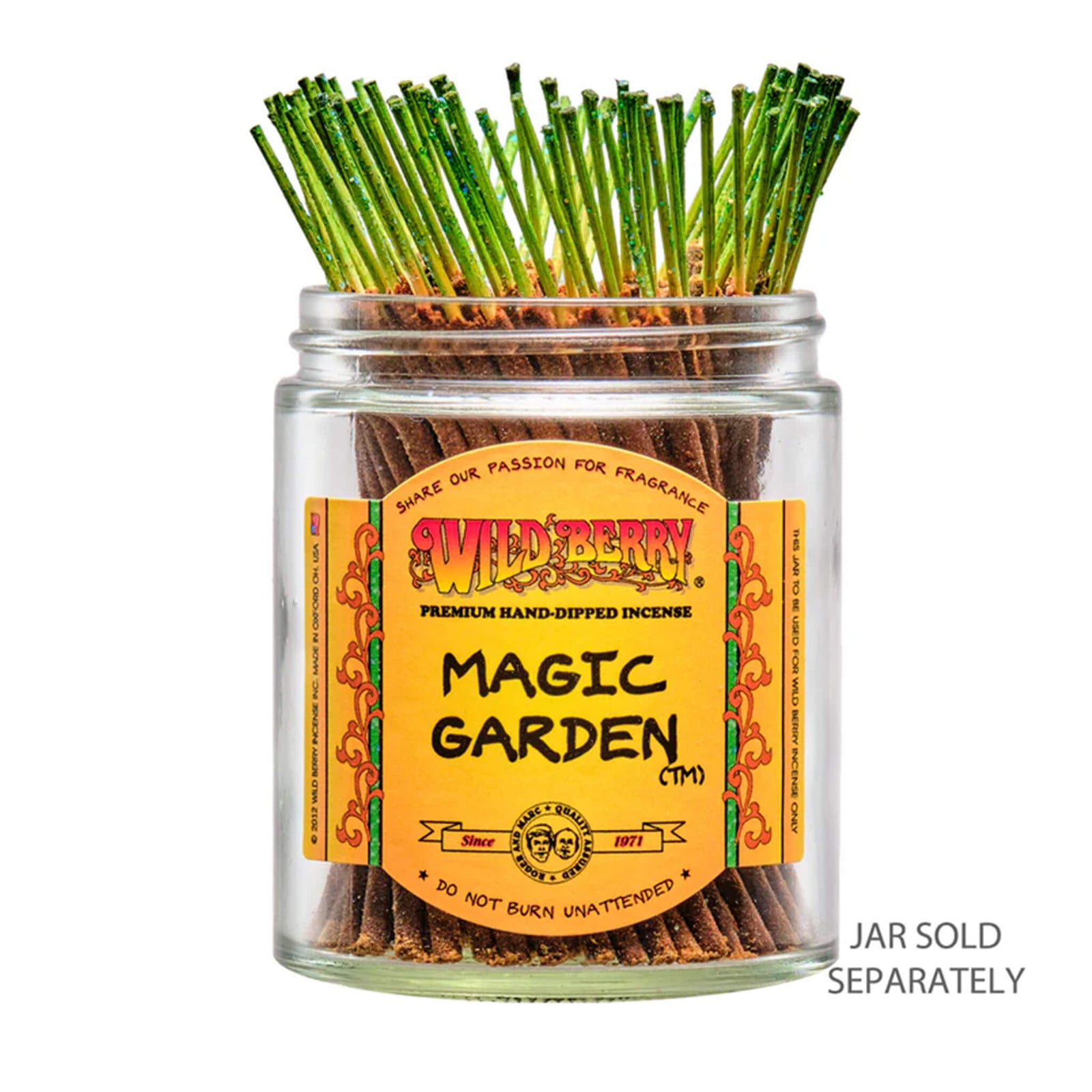 Magic Garden™ Shorties Incense | In Jar View | Dabbing Warehouse