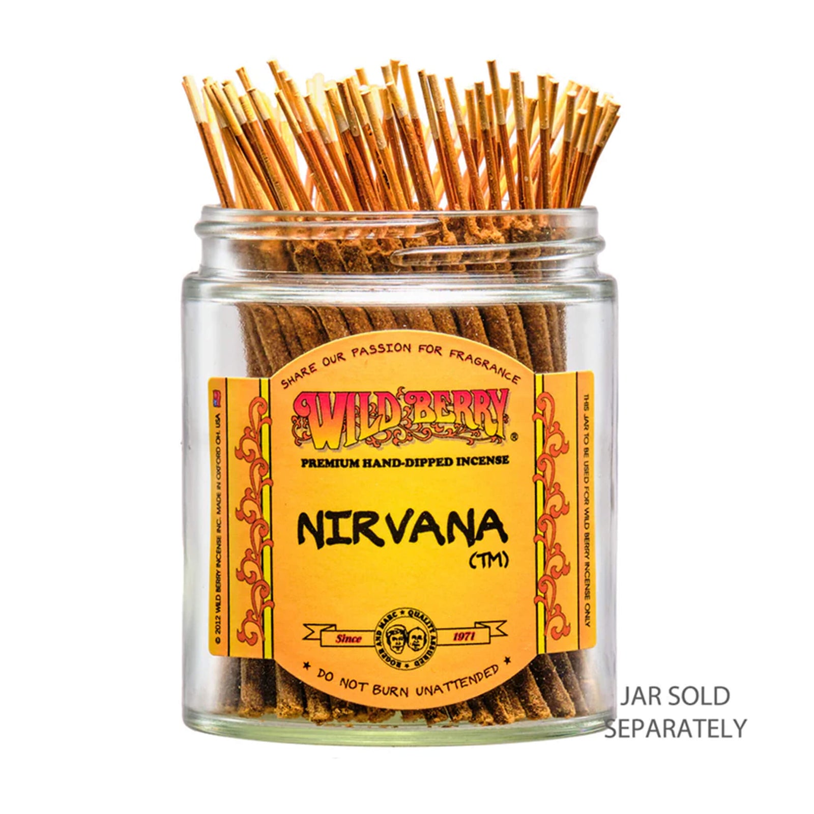 Nirvana™ Shorties Incense | In Jar View | Dabbing Warehouse