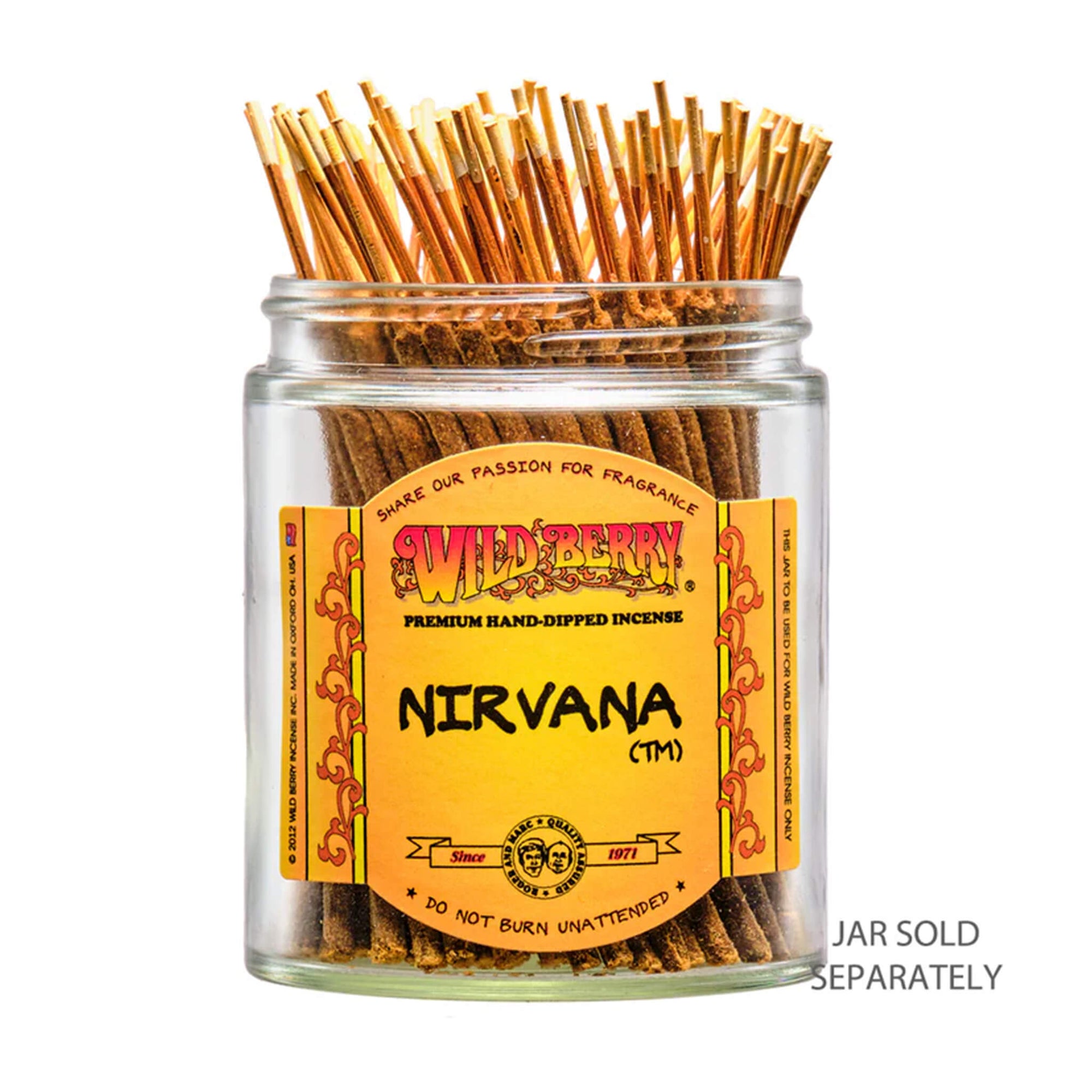 Nirvana™ Shorties Incense | In Jar View | Dabbing Warehouse