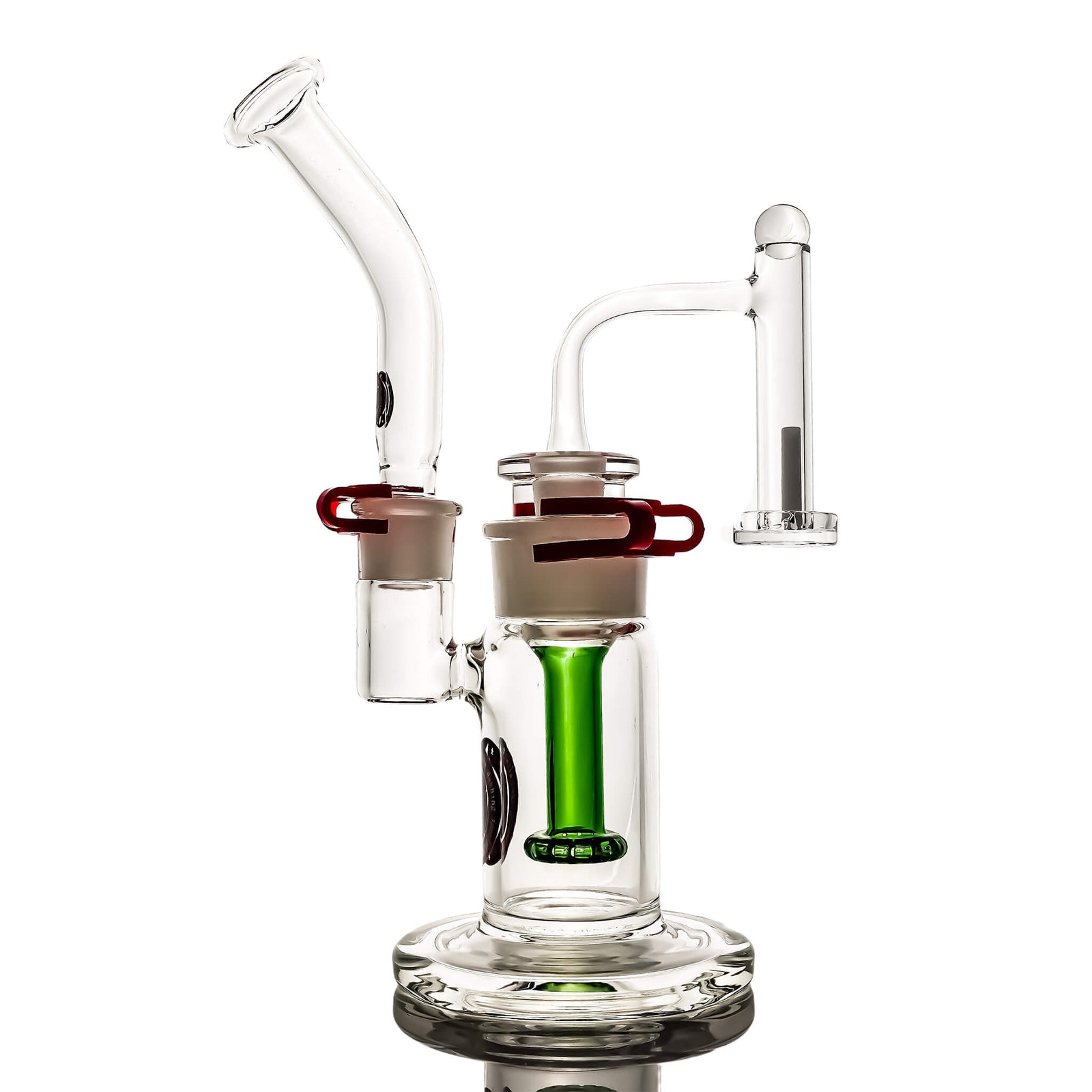Portable Glass Bubbler Control Tower Dab Kit | Complete Kit Profile View | Dabbing Warehouse