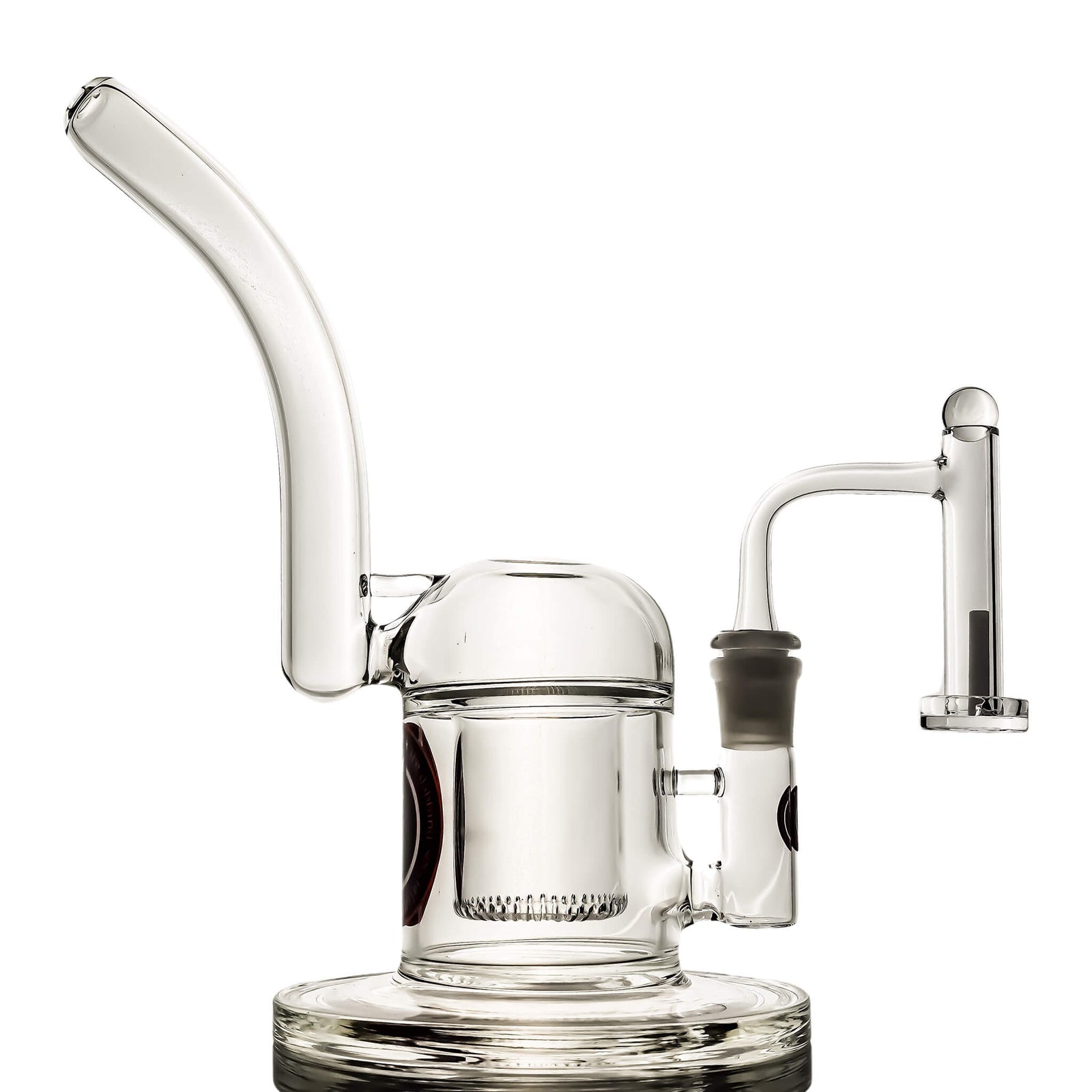 Showerhead Bubbler Control Tower Dab Kit | Complete Dab Kit Profile View | Dabbing Warehouse