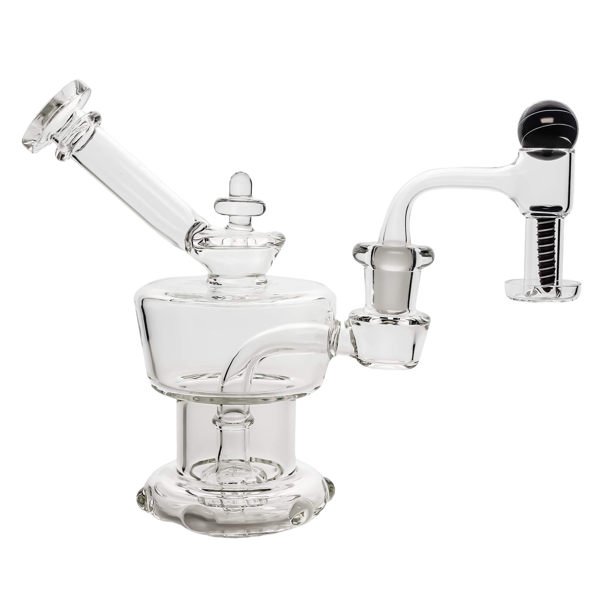 Equalizer Water Tank Bubbler | Dab Bubblers & Pipes | Regal With Terp Slurper Stack View | DW