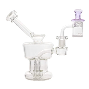 Water Tank 25mm Banger Spinner Dab Kit | Equalizer & Purple Vortex Cap | DW