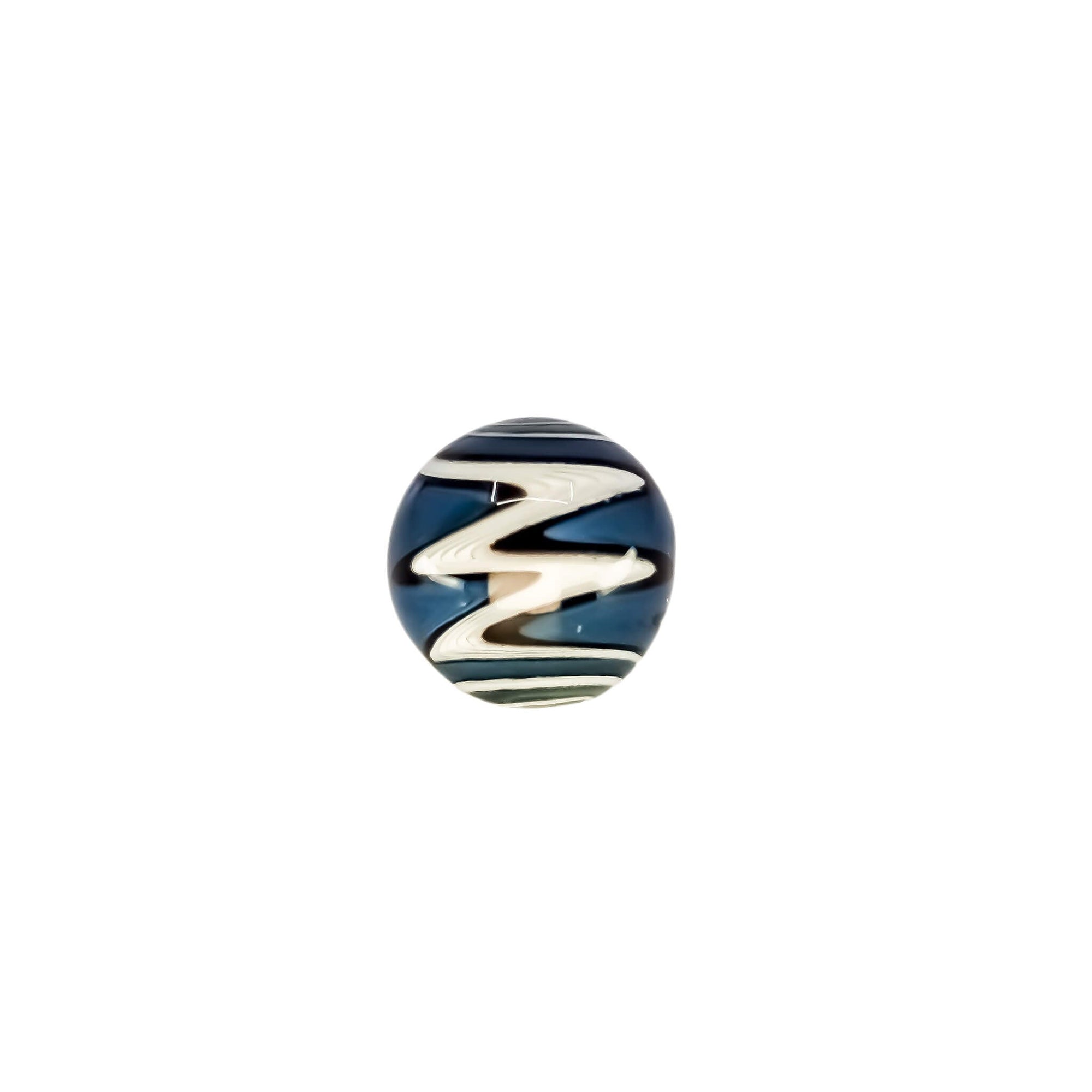 Wig Wag Terp Slurper Marble | Blue/Black/White Colorway View | Dabbing Warehouse
