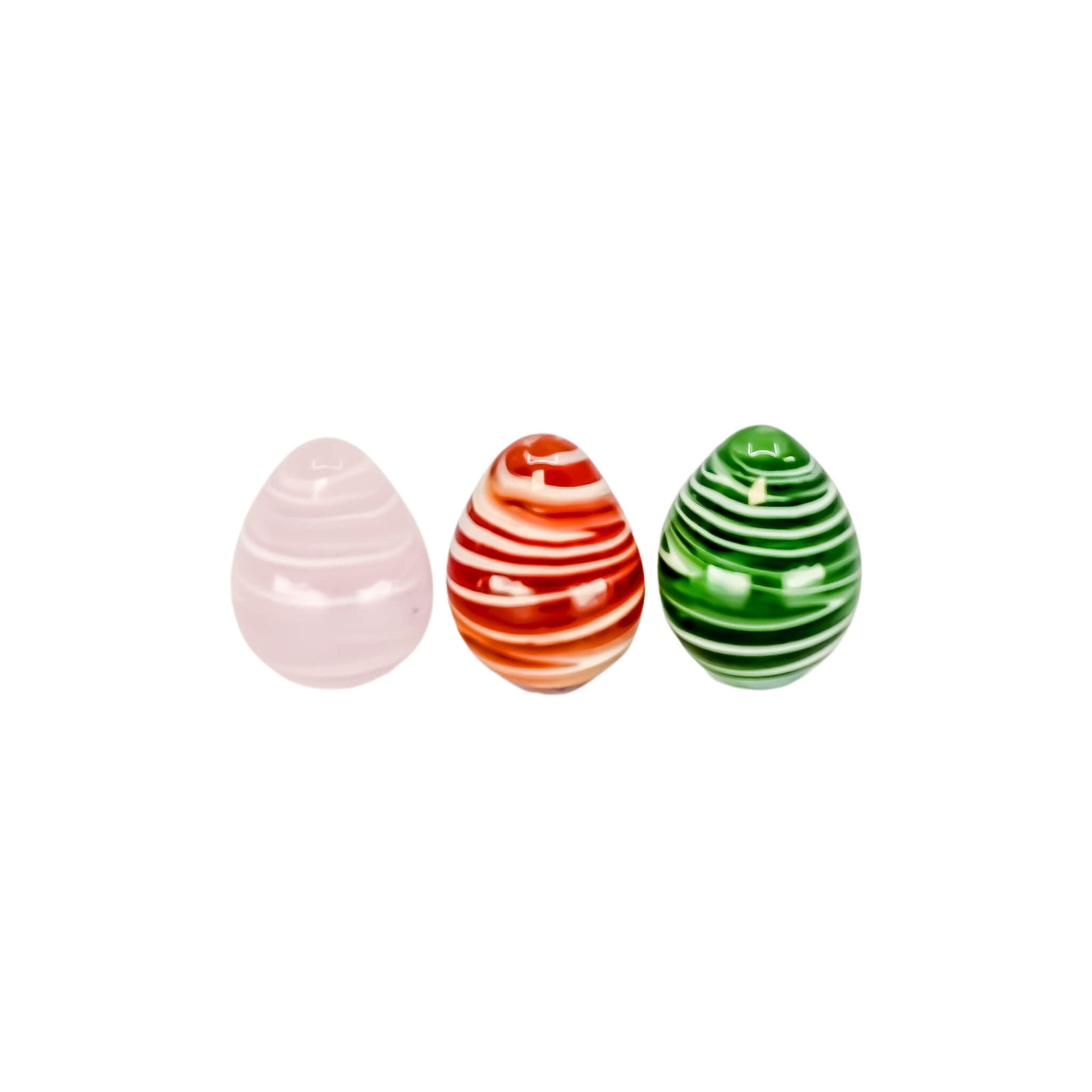 Egg Terp Slurper Marble | Three Color Variations - Marble Profile View | Dabbing Warehouse