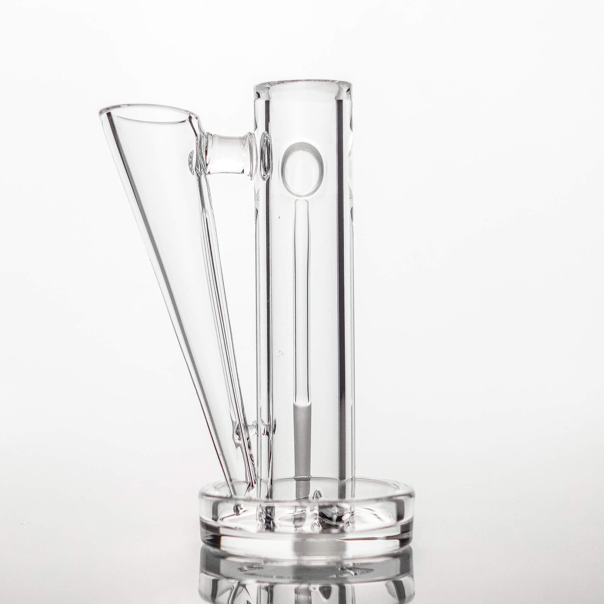 Terp Slide Tower Quartz Banger | 10mm Male Profile View | TDS
