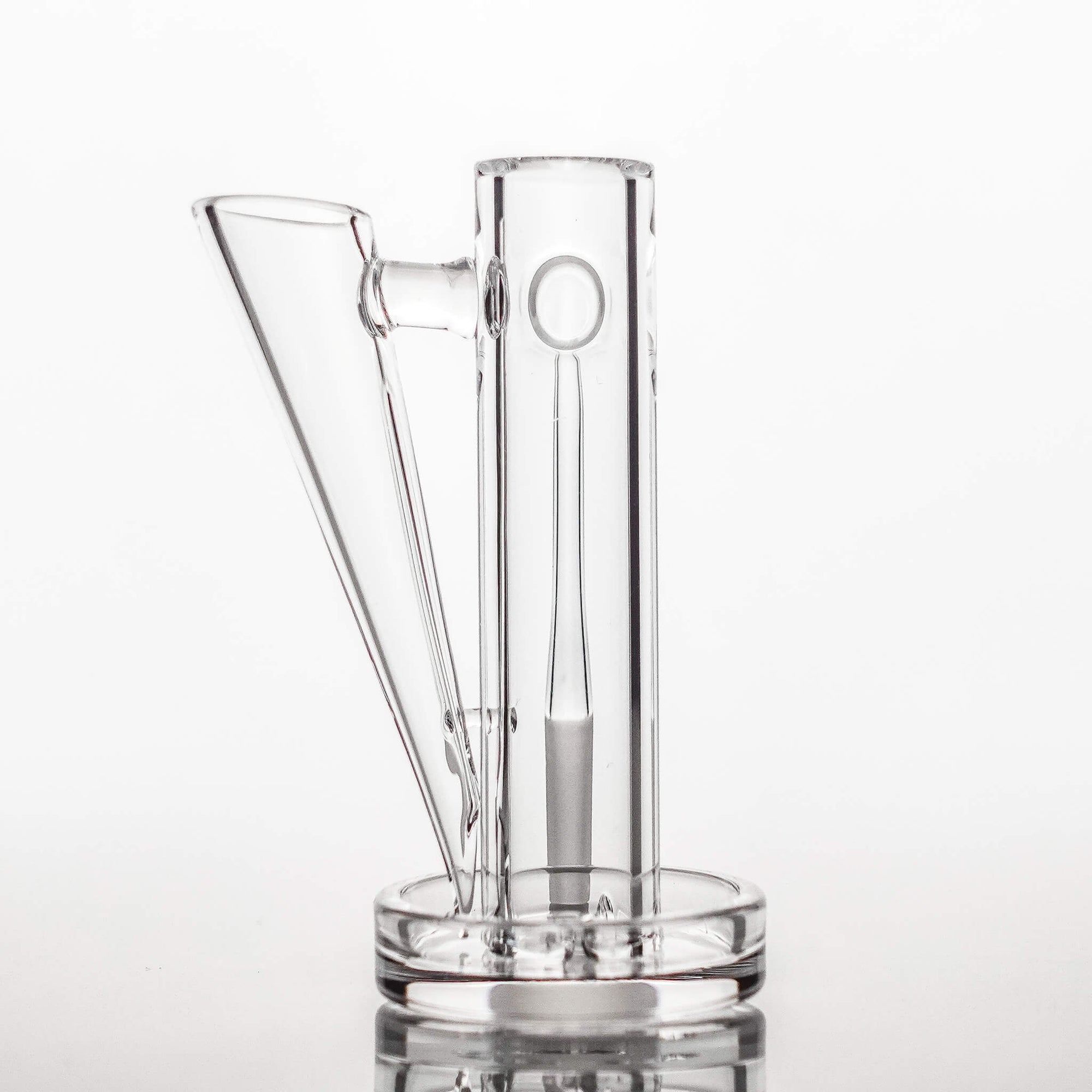 Terp Slide Tower Quartz Banger | 14mm Male Front View | TDS