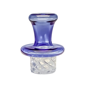 Vortex Spinner Carb Cap | Blue Color Profile View | Dabbing Warehouse